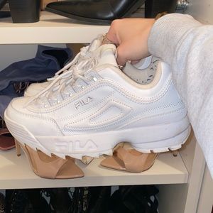 Women’s Fila sneakers.